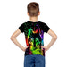 Colorful Wolf 3D Printed Kids T-Shirt 100 Deals