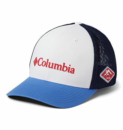 Columbia Mesh Ballcap White/Navy/Blue Large/XL 100 Deals