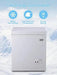 Compact Top Open Deep Freezer - White 100 Deals