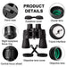 Compact Waterproof Binoculars with Night Vision 100 Deals