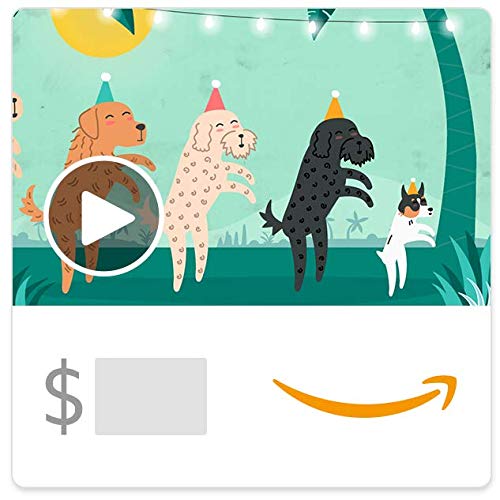 Conga Dogs Animated Amazon eGift Card 100 Deals