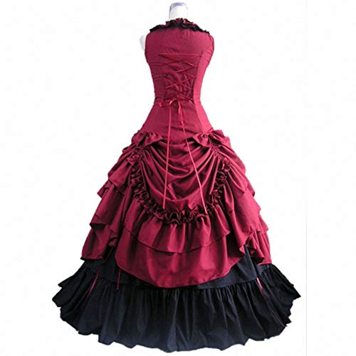 CountryWomen Victorian Gothic Dress - Red, XS 100 Deals