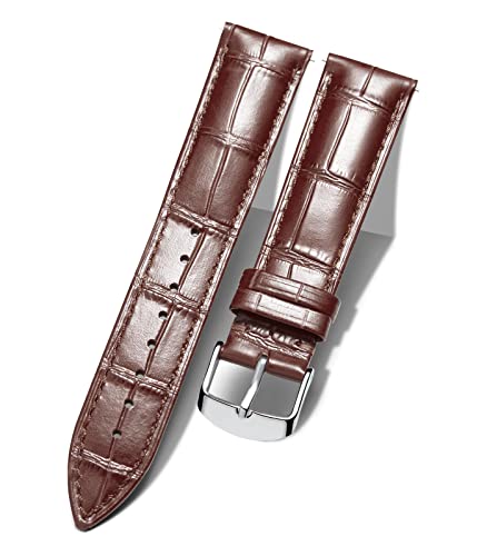 Crocodile Leather Watch Band - 10 Colors, 13 Sizes 100 Deals