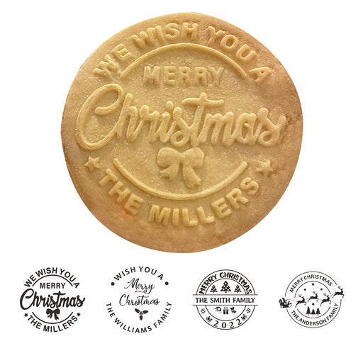 Custom Cookie Co. Personalized Christmas Cookie Stamp | 3D Design 100 Deals