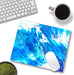 Custom White Blue Marble Mouse Pad 100 Deals