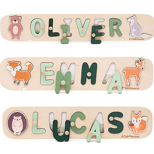 Custom Wood Name Puzzle - Personalized Baby Toy 100 Deals