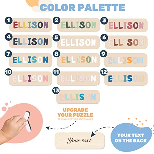 Custom Wood Name Puzzle for Babies 100 Deals