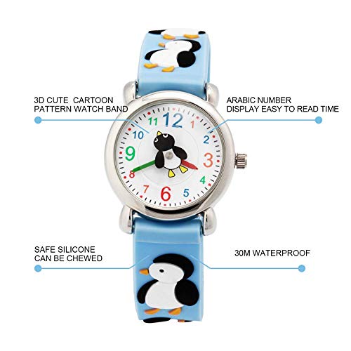 Cute 3D Silicone Band Waterproof Kids Watch 100 Deals