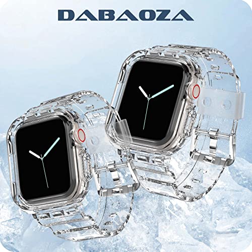 DABAOZA Clear Transparent Apple Watch Band 100 Deals