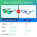 DEAFRAIN Kids Polarized Sports Sunglasses in Blue 100 Deals