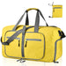 Dimayar 85L Packable Duffle Bag - Yellow 100 Deals