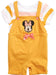 Disney Baby Girls' Romper - Minnie Gold Stripe 100 Deals