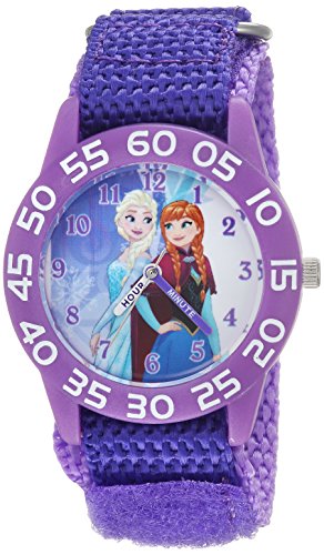 Disney Frozen Kids' Time Teacher Watch, Purple 100 Deals