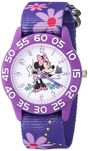 Disney Minnie Mouse Kids' Nylon Strap Watch 100 Deals