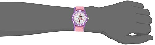 Disney Minnie Mouse Kids' Purple Nylon Watch 100 Deals