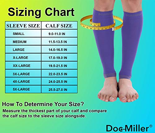 Doc Miller Calf Compression Sleeve - Violet 100 Deals