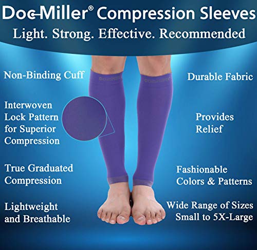 Doc Miller Calf Compression Sleeve - Violet 100 Deals