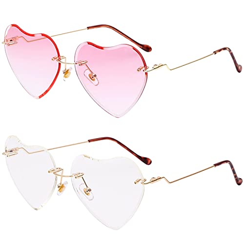 Dollger Heart Shaped Sunglasses Duo 100 Deals