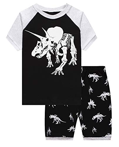 Dolphin&Fish Dinosaur Glow-in-the-Dark Boys Pajamas 100 Deals