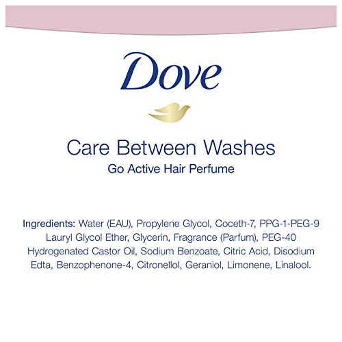 Dove Go Active Hair Perfume 1.7 oz 100 Deals
