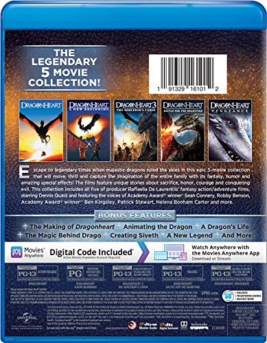 Dragonheart: 5-Movie Collection - Blu-ray + Digital 100 Deals
