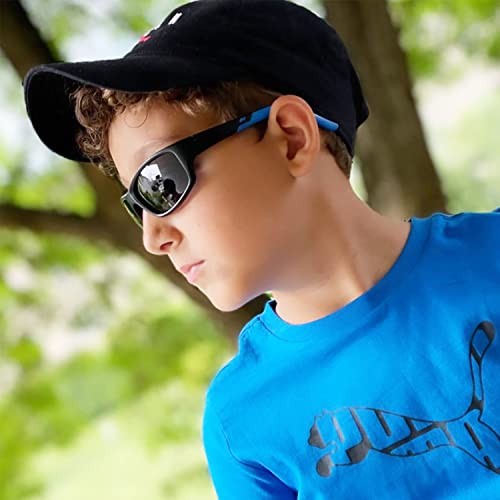 Duco Kids Polarized Baseball Sunglasses Age 6-10 100 Deals