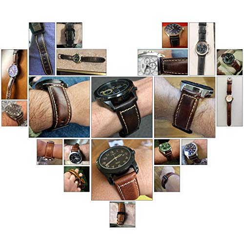 EACHE Vintage Leather Watch Band 23mm 100 Deals