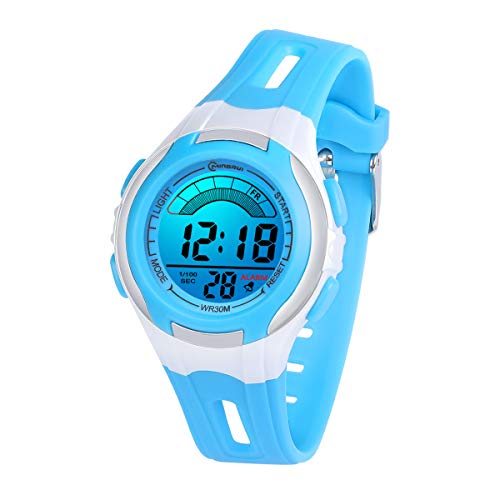 Edillas Kids Waterproof Digital Watches - Blue 100 Deals