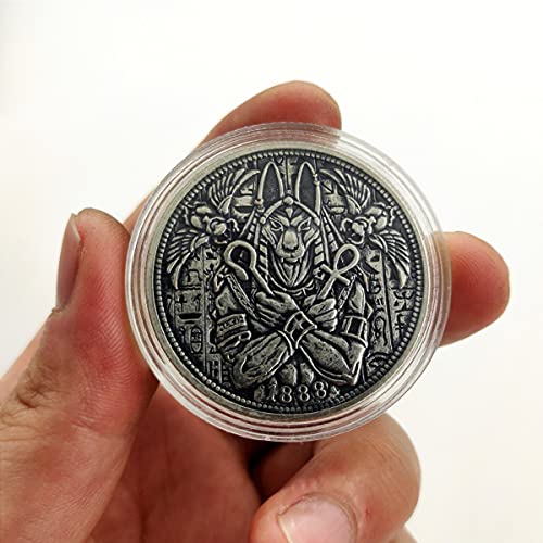 Egyptian Anubis Werewolf Silver Challenge Coin 100 Deals