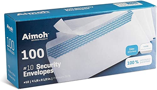 EnveGuard White Self-Seal Envelopes - 4-1/8 X 9-1/2 100 Deals