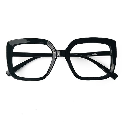 Eyekepper Women's Large Frame Reading Glasses - Black 100 Deals