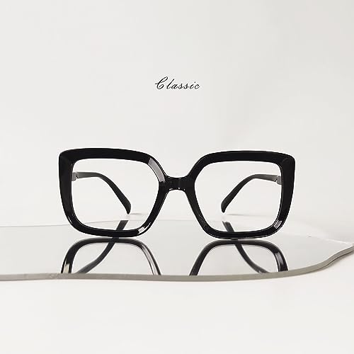 Eyekepper Women's Large Frame Reading Glasses - Black 100 Deals