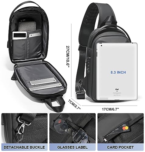 FENRUIEN Anti-Theft Sling Bag - Waterproof & USB 100 Deals