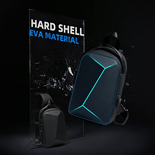 FENRUIEN Hard Shell Anti-Theft Sling Backpack 100 Deals