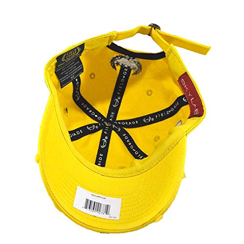 FIELD GRADE Skylab Hat - Yellow Distressed 100 Deals