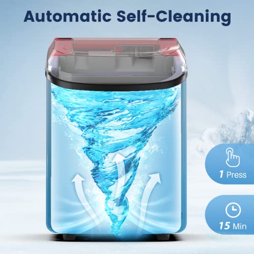 FREE VILLAGE Portable Nugget Ice Maker, Red 100 Deals