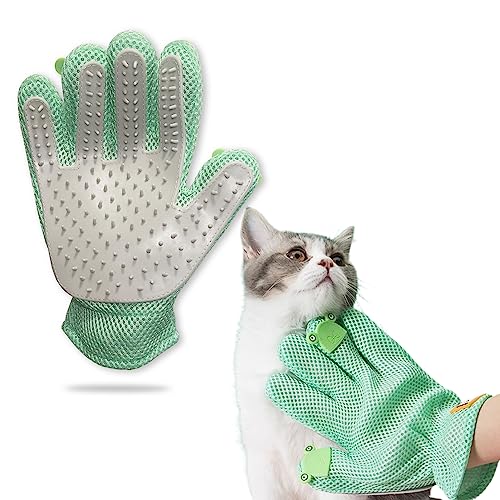 FURBB Pet Grooming Glove - Efficient Deshedding Brush 100 Deals