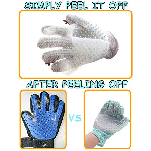 FURBB Pet Grooming Glove - Efficient Deshedding Brush 100 Deals