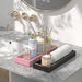 Farmhouse Wooden Bathroom Vanity Tray, Black/Gold 100 Deals