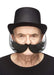 Fisherman's Fake Mustache, Black Color, Costume Accessory 100 Deals