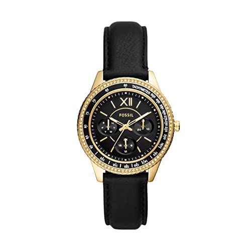 Fossil Stella Sport Gold Black Watch 100 Deals