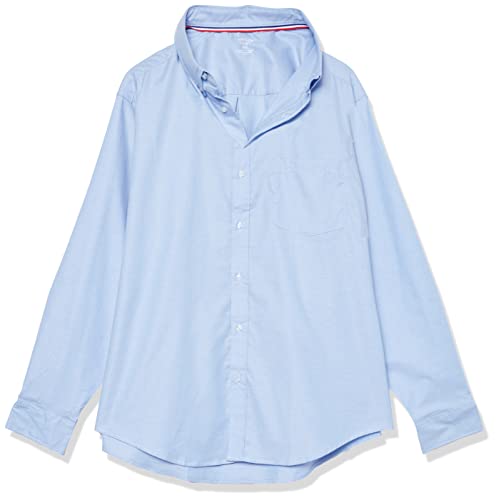 French Toast Boys LS Oxford Shirt, Light Blue, 12H 100 Deals