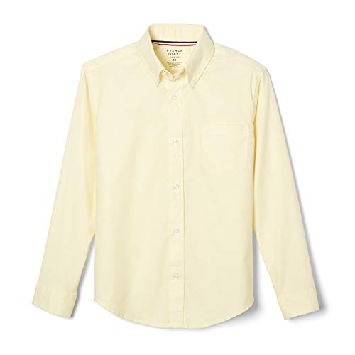 French Toast Boys Oxford Shirt, Yellow, Size 8 100 Deals