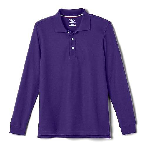 French Toast Boys' Purple Polo Shirt, Size 10-12 100 Deals