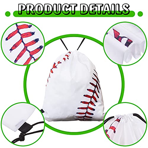 Frienda Baseball Drawstring Bag (24 Pieces) 100 Deals