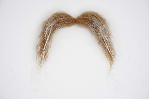 Fu Manchu Fake Mustache, Blonde, Self-Adhesive 100 Deals