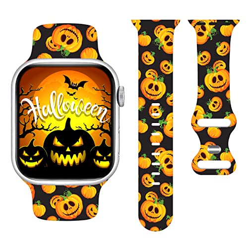 Funny Halloween Silicone Watch Band for Apple Watch 100 Deals