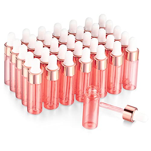 Furnido Pink Essential Oil Dropper Bottle Pack 100 Deals