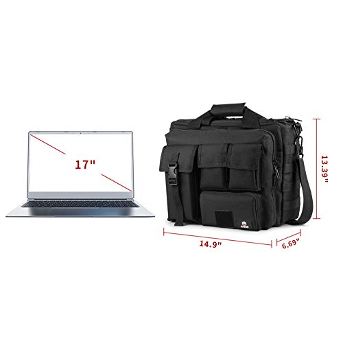 GES Tactical Briefcase, 17.3 Military Messenger Bag 100 Deals