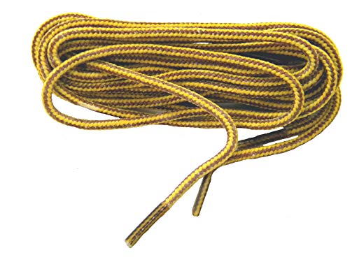 GREATLACES Heavy Duty Boot Laces - Yellow-Brown 100 Deals